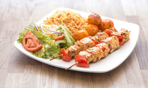 Assiette Grillade  Poulet 